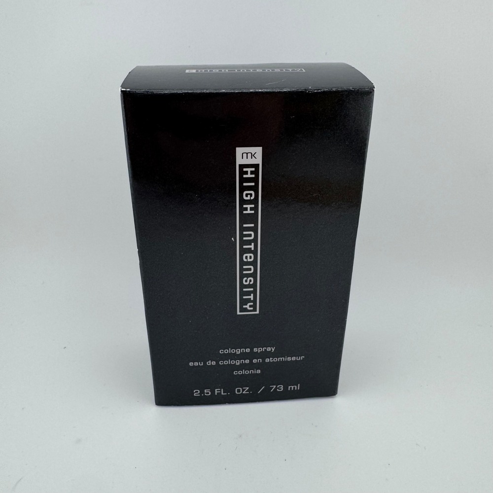Mary Kay MK High Intensity Cologne 2.5oz Black Like New Aromatic Men Spray